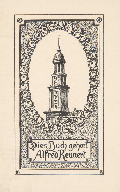 Gallery Edition study of Anonymous's Alfred Reunert – ekslibris.