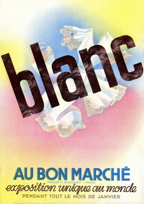 Gallery Edition study of Anonymous's Au Bon Marché – Blanc.