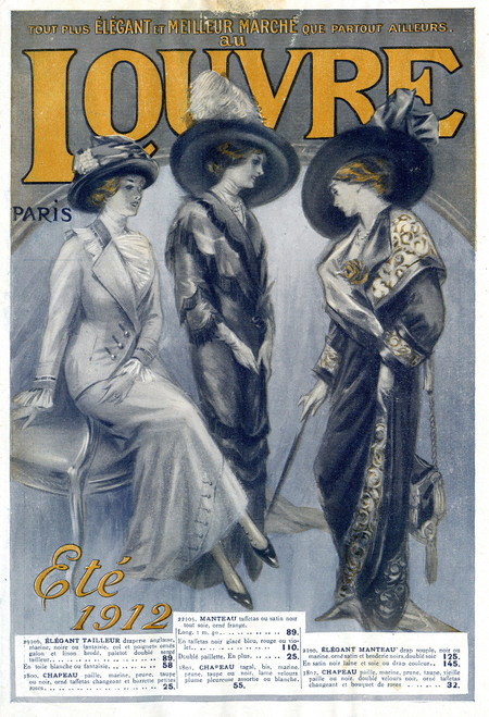 Gallery Edition study of Anonymous's Au Louvre – Eté 1923.