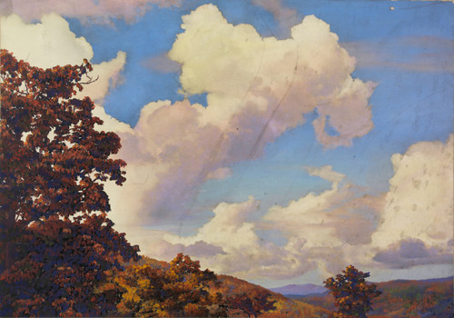 Gallery Edition study of Anonymous's Autumn Mountain Landscape.