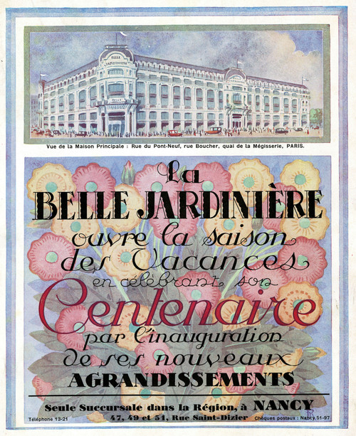 Gallery Edition study of Anonymous's Belle jardinière – Centenaire.