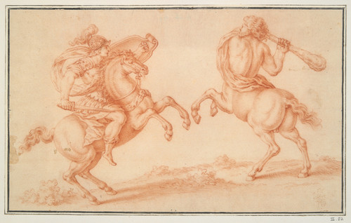 Gallery Edition study of Anonymous's Centaur and Amazon.
