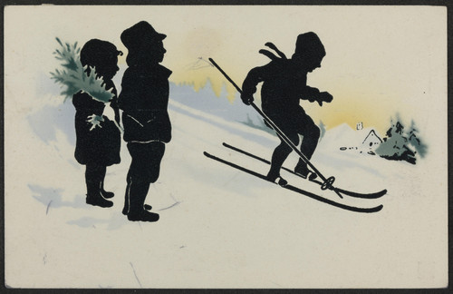 Gallery Edition study of Anonymous's Christmas card.
