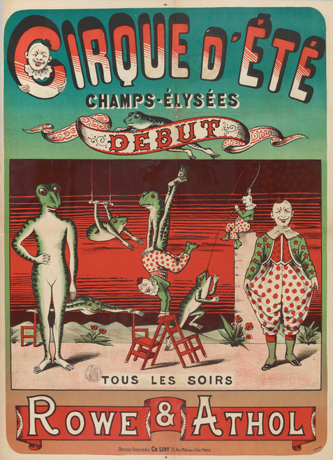 Gallery Edition study of Anonymous's Cirque D’ete Champs-Elysees Debuttous Les Soirs Rowe & Athol.