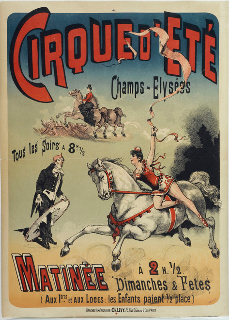 Gallery Edition study of Anonymous's Cirque D’ete Champs-Elysées Tous Les Soirs.