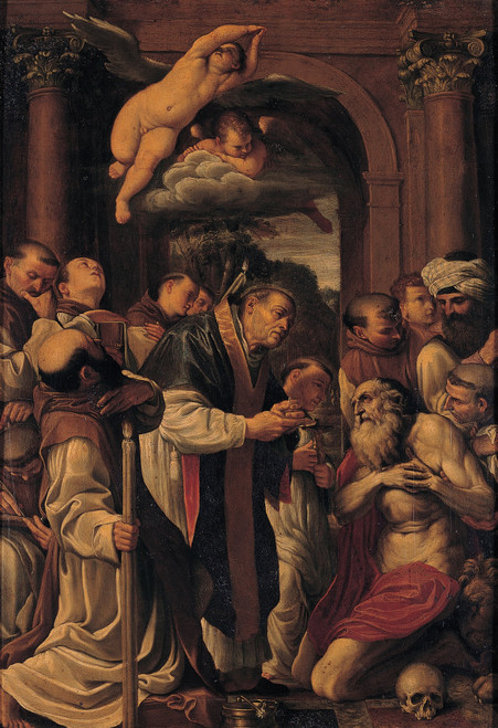 Gallery Edition study of Anonymous's Communion of St. Jerome.