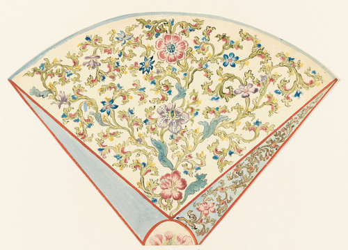 Gallery Edition study of Anonymous's Design for a Fabric.