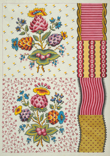 Gallery Edition study of Anonymous's Design for a Textile.