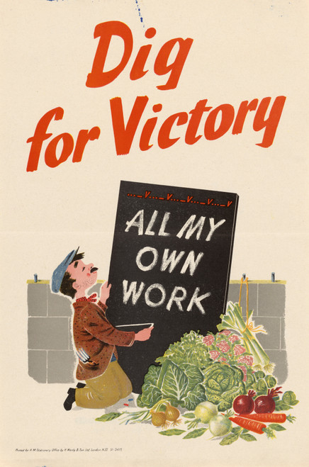 Gallery Edition study of Anonymous's Dig for Victory.