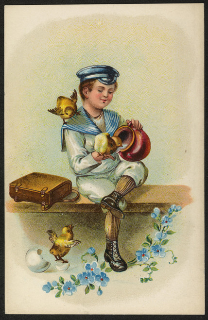 Gallery Edition study of Anonymous's Easter card.