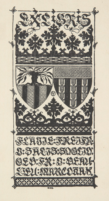 Gallery Edition study of Anonymous's Ekslibris Salis Soglio.