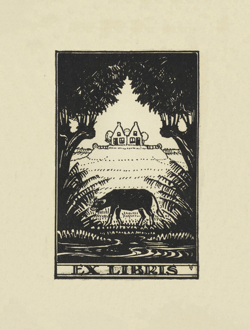 Gallery Edition study of Anonymous's Ex Libris.