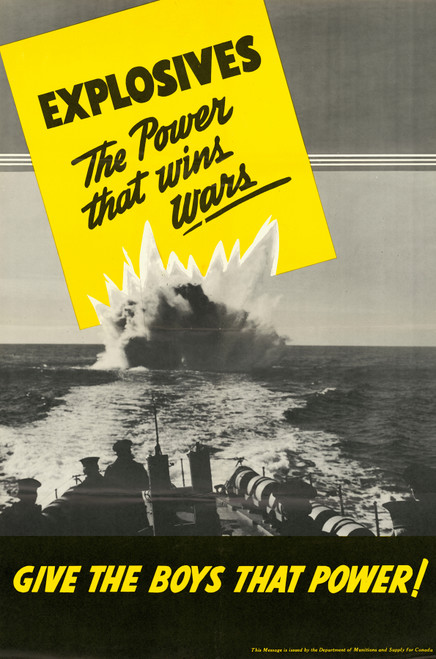 Gallery Edition study of Anonymous's Explosives – The Power That Wins Wars.
