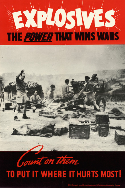 Gallery Edition study of Anonymous's Explosives – The Power That Wins Wars.