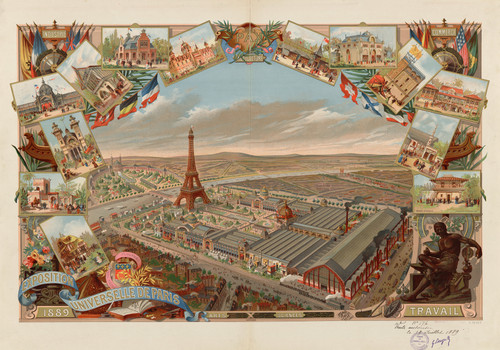Gallery Edition study of Anonymous's Exposition universelle de Paris, 1889.