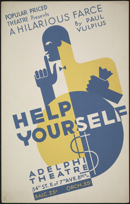Gallery Edition study of Anonymous's Help Yourself.