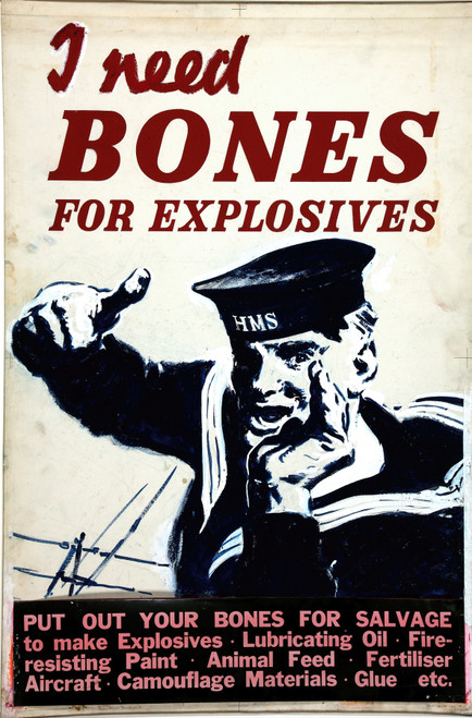 Gallery Edition study of Anonymous's I need bones for explosives.