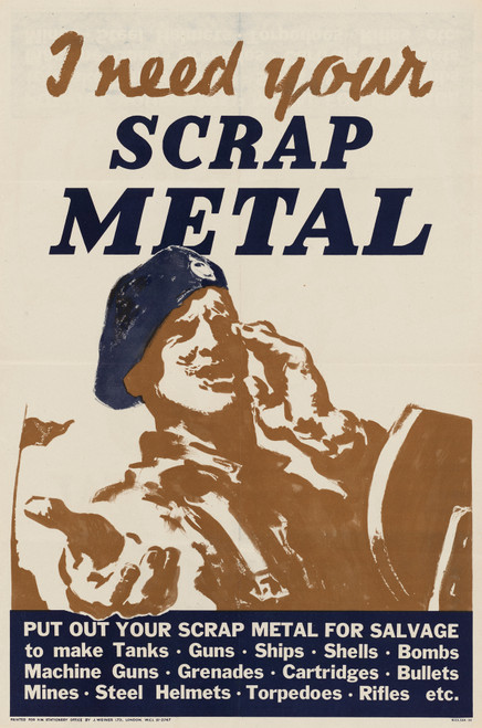 Gallery Edition study of Anonymous's I Need Your Scrap Metal.
