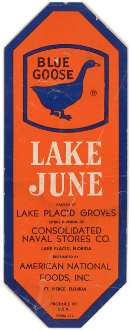 Gallery Edition study of Anonymous's Lake June Citrus Label.