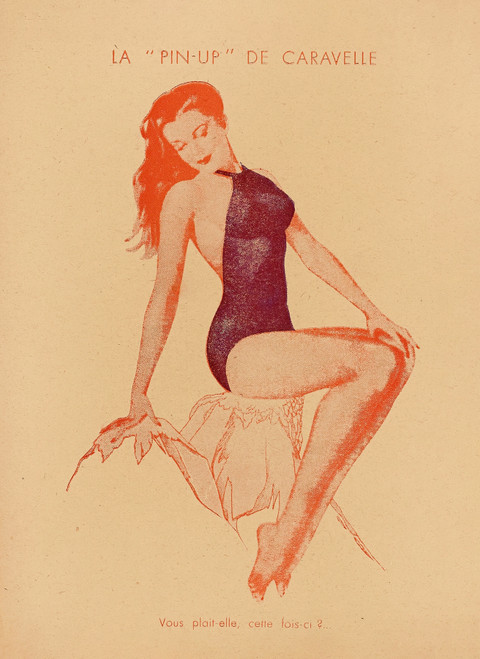 Gallery Edition study of Anonymous's La ‘Pin-Up’ de Caravelle.