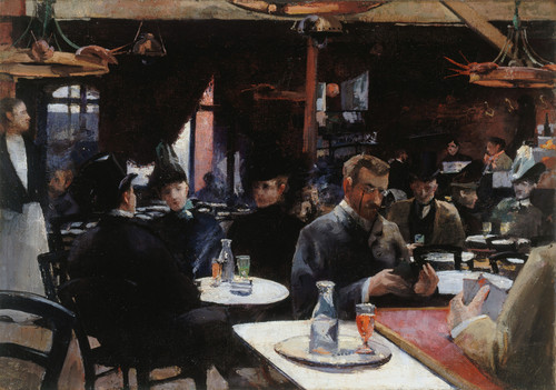 Gallery Edition study of Anonymous's Le café de l’Écrevisse.