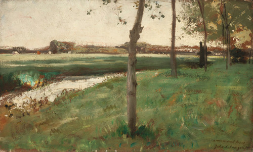 Gallery Edition study of Anonymous's Meadow and Stream.