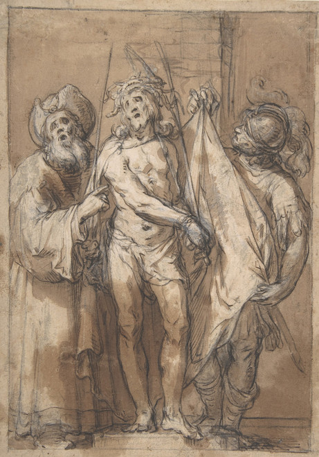 Gallery Edition study of Abraham Bloemaert's Ecce Homo.