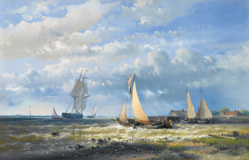 Gallery Edition study of Abraham Hulk's Setting out to sea.
