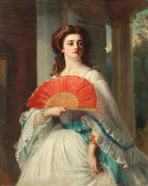 Gallery Edition study of Abraham Solomon's I love another!.