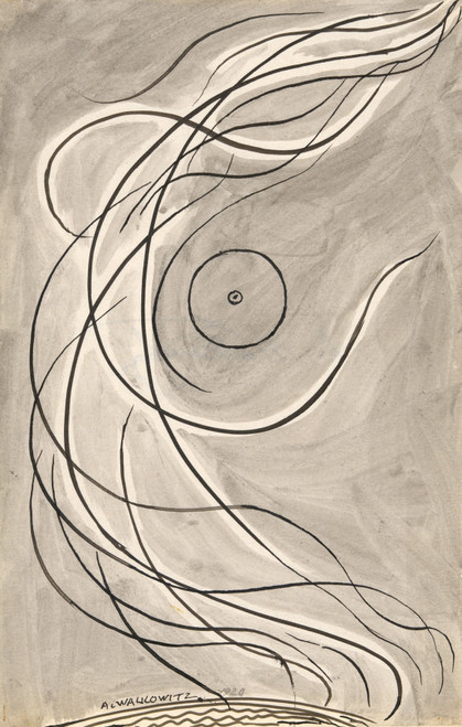 Gallery Edition study of Abraham Walkowitz's Dance Abstraction; Isadora Duncan (or ‘Rhythmic Line’).