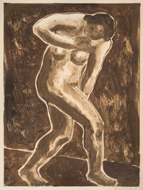 Gallery Edition study of Abraham Walkowitz's Untitled.