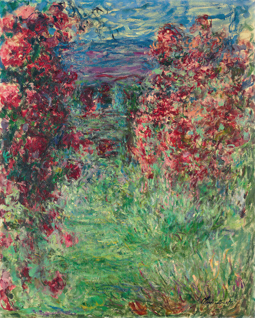 Gallery Edition study of Claude Monet's La maison dans les roses.