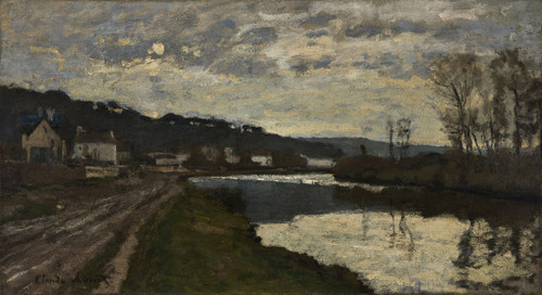 Gallery Edition study of Claude Monet's La Seine à Bougival.