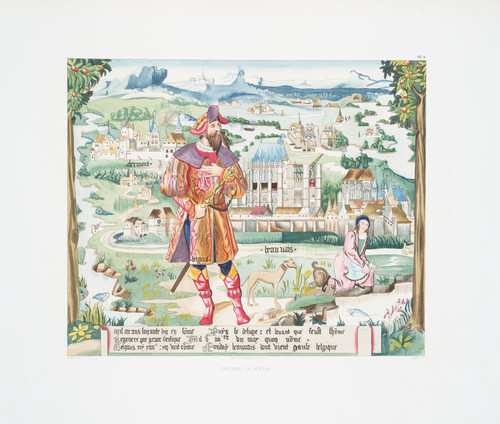Gallery Edition study of Achille Jubinal's Tapisseries de Beauvais 10.