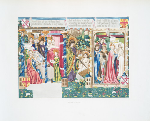 Gallery Edition study of Achille Jubinal's Tapisseries de Beauvais 7.