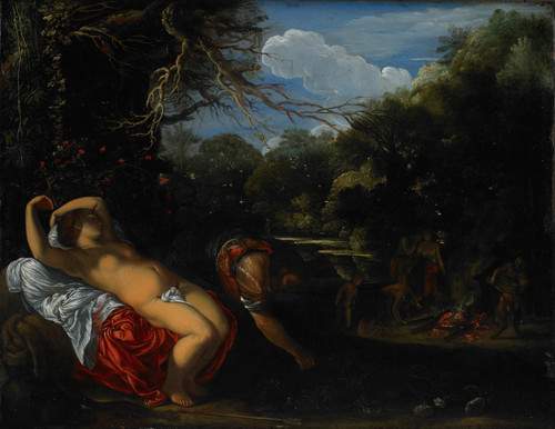 Gallery Edition study of Adam Elsheimer's Apollo and Coronis.