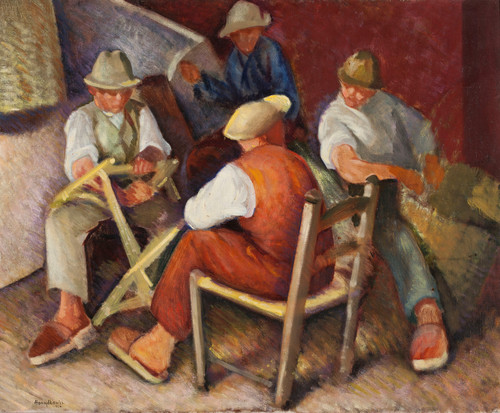 Gallery Edition study of Adam Hannytkiewicz's Workers.