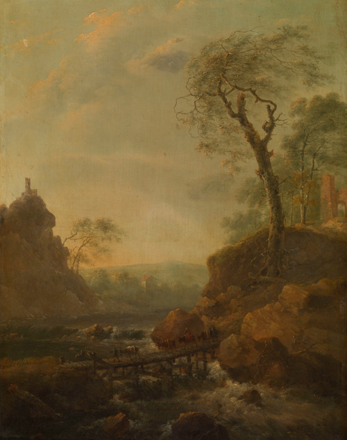 Gallery Edition study of Adam Pynacker's Landscape.