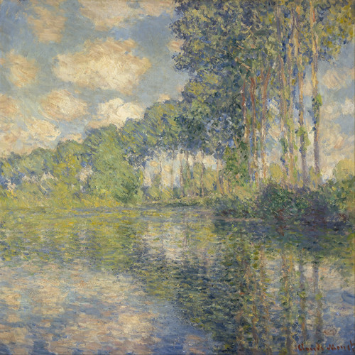 Gallery Edition study of Claude Monet's Poplars on the Epte.