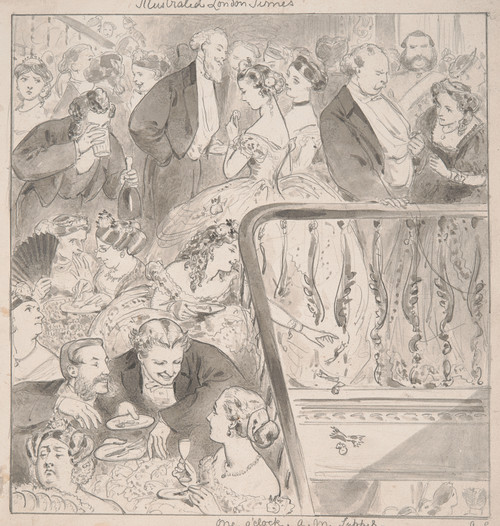 Gallery Edition study of Adelaide Claxton's One o’clock a.m. Supper.