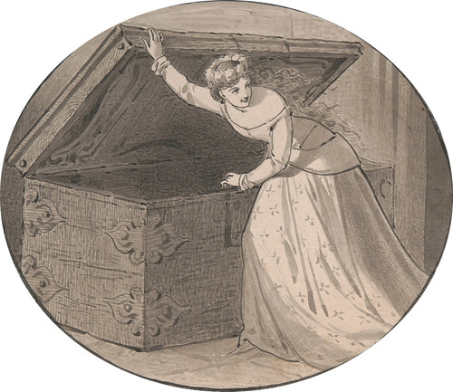 Gallery Edition study of Adelaide Claxton's The Trunk.