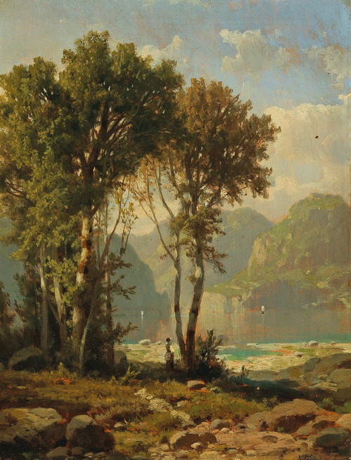 Gallery Edition study of Adolf Chwala's Vierwaldstädter See.