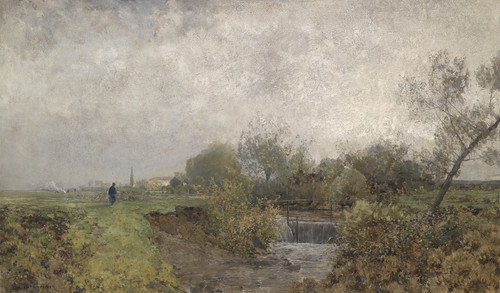 Gallery Edition study of Adolf Ditscheiner's Moorlandschaft.