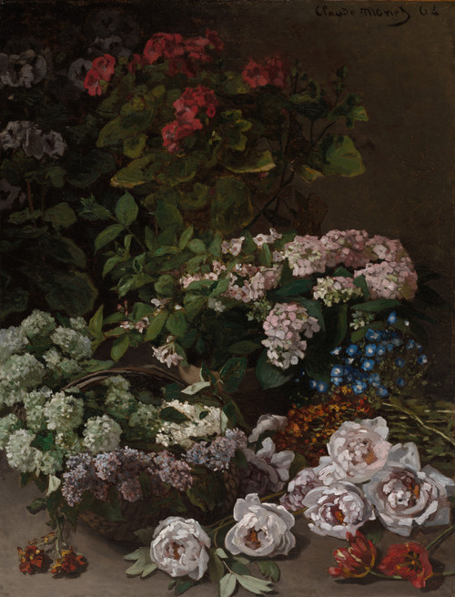 Gallery Edition study of Claude Monet's Spring Flowers.