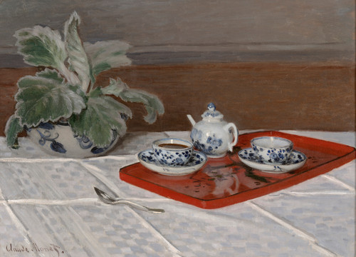 Gallery Edition study of Claude Monet's Still Life, Tea Service.