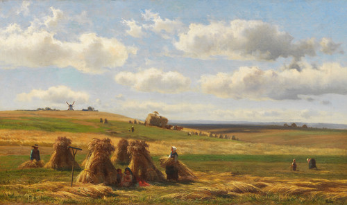 Gallery Edition study of Adolf Heinrich Lier's Kornernte.