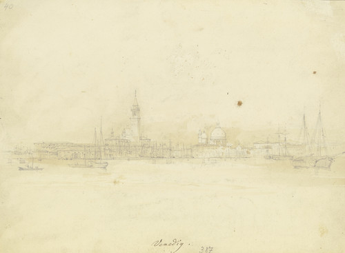 Gallery Edition study of Adolf Hoeffler's View on Venice.