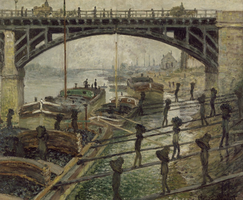 Gallery Edition study of Claude Monet's The Coalmen.