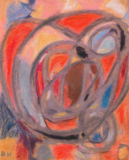 Gallery Edition study of Adolf Hölzel's Komposition (Rund- und Ovalformen).