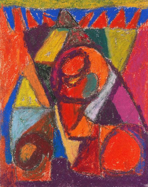 Gallery Edition study of Adolf Hölzel's Ohne Titel.